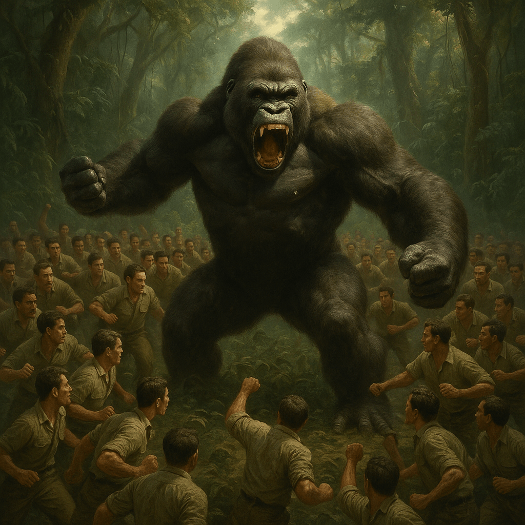 Could 100 Men Beat 1 Gorilla? The Best&nbsp;Memes